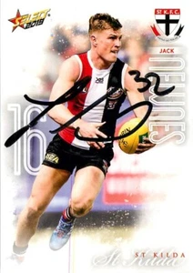 ✺Signed✺ 2019 ST KILDA SAINTS AFL Card JACK NEWNES - Picture 1 of 2