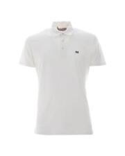 Yes Zee Men's White Cotton Polo Shirt - XL
