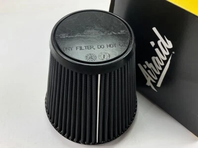 Airaid 997-494-BLK сухой высокопроизводительный воздушный фильтр - 6 дюймов внутренний вход, высота 8 дюймов - Изображение 1 из 4