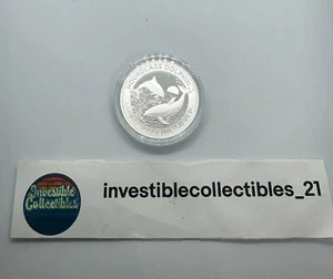 2024 $1 Hourglass Dolphin 1oz Silver Coin - Limited 25,000 Presale - Picture 1 of 2