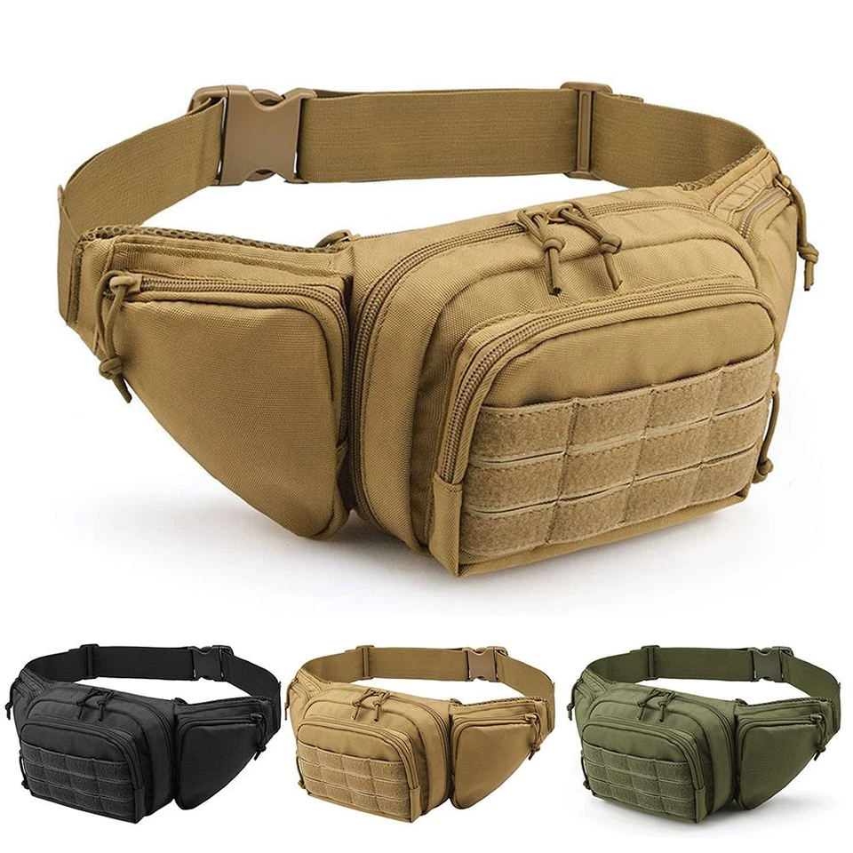 Tactical Pistol Pouch Waist Gun Pack Bag Fanny Packs Concealed Carry Gun Holster - Image 1 of 4