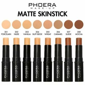 PHOERA Matte Concealer Contour Makeup Stick Brighten Skin Color Long Oil Control - Picture 1 of 17