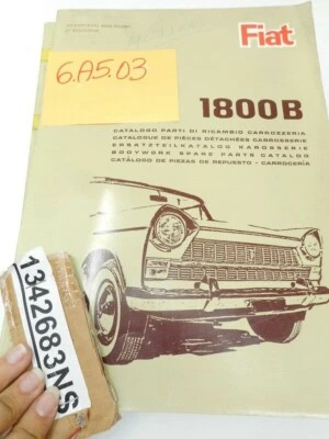Catalogo parti di ricambio carrozzeria auto d’epoca per Fiat 1800B del 1965 - Immagine 1 di 3