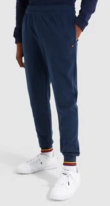 Pantalones de chándal de poliéster para hombre ellesse Bertoni azul marino - Imagen 1 de 4