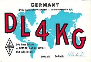 QSL Card CB HAM Radio PostCard 1957 Costa del Sol Spain España EA7HN Sunny Coast - Picture 1 of 4