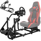 Dardoo Racing Simulator Cockpit With Monitor Stand And Seat Fit For Logitech G29