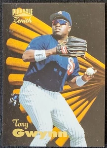 1996 Tony Gwynn San Diego Padres Pinnacle Zenith Gold MLB Card #91 - Picture 1 of 2