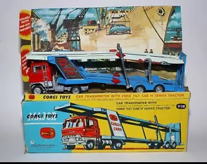 Trasportatore auto Corgi 1138 Carrimore, VNM in scatola originale completa - Foto 1 di 13