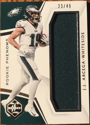 2019 Limited Rookie Phenoms Jerseys J.J. Arcega-Whiteside #RP-18 #’d 23/49 - Image 1 of 2