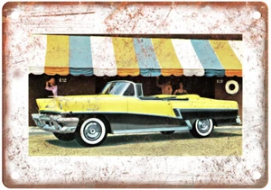 Vintage 1956 Mercury Montclair Cabrio Auto Werbung Retro Look Blechschild A11701 - Bild 1 von 2