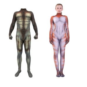 Xenomorph Predator Cosplay Jumpsuit Adult Kids Bodysuit Halloween Costume new - Picture 1 of 13