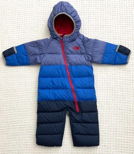 Piumino The North Face Neonato Lil Snuggler 550 3-6 mesi - Erica Blu - Foto 1 di 13