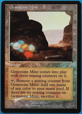 Gemstone Mine FOIL Time Spiral Timeshifted HEAVILY PLD CARD (498715) ABUGames - Image 1 of 2