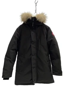 CANADA GOOSE JASPER PARKA Down Jacket Fur XL Polyester BLK 3438JM From Japan - Picture 1 of 7