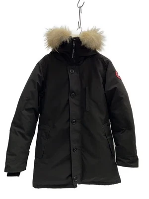 CANADA GOOSE JASPER PARKA Down Jacket Fur XL Polyester BLK 3438JM From Japan - Image 1 of 4