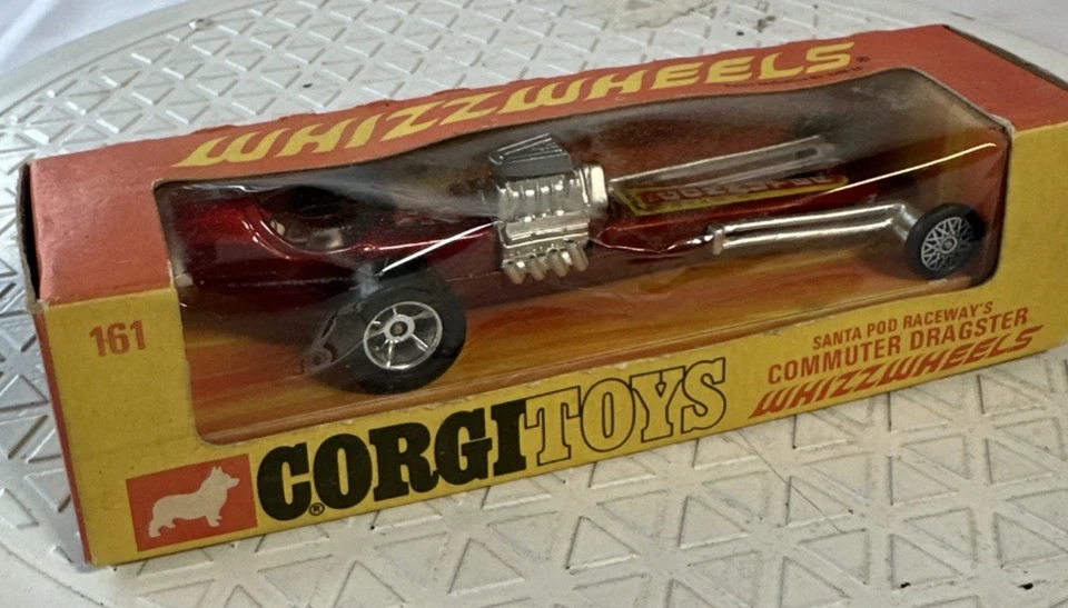 CORGI TOYS 161 Commuter Dragster Whizzwheels Diecast Original Box (48R) - Image 1 of 4