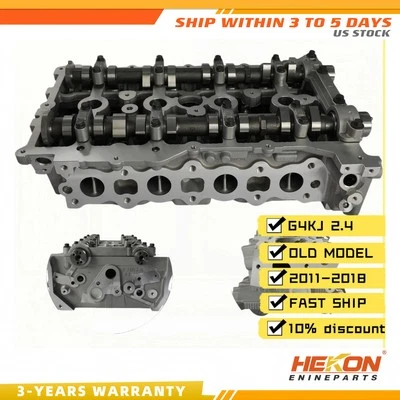 For 2011-18 Hyundai Sonata 2.4L G4KJ Kia Old Model Engine Cylinder Head Assembly - Image 1 of 4