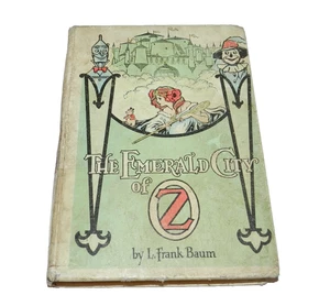 1910 The Emerald City of Oz Book L. Frank Baum Antique Vintage Wicked Wizard HC - Picture 1 of 9