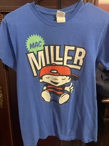 Mac Miller Rap T Shirt Men’s Small Thumbs Up 2012 Blue Incredibly Dope Hip Hop - Picture 1 of 4
