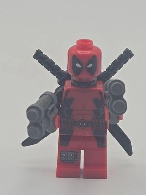 RARE Lego Deadpool Minifigure Marvel Wolverine's Chopper Showdown 6866 Sh0032  - Image 1 of 4
