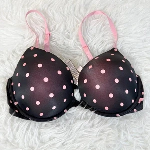 Sujetador push up Victoria’s Secret para mujer talla 36 D patrón de lunares - Imagen 1 de 8