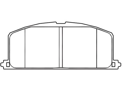 For 1985-1989, 1991-1995 Toyota MR2 Brake Pad Set Front Hawk 17321RYVZ 1986 1987 - Image 1 of 3