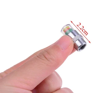 4X detecting pressure indicator tire monitor car alarm visible caps KQB`sf - Picture 1 of 11