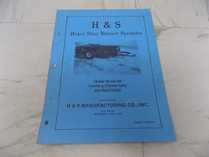 H&S Schwerlast Dungstreuer Teile Bediener Handbuch 180 220 - Bild 1 von 2