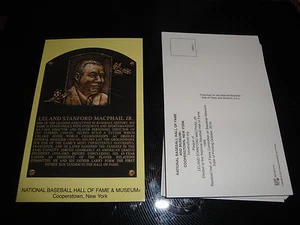 Placa postal del Salón de la Fama LEE MACPHAIL JR. HOF - Imagen 1 de 1