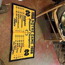 Notre Dame Fighting Irish Football NCAA 1966  National Championship Banner