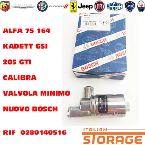 ALFA 75 164 KADETT GSI 205 GTI CALIBRA VALVOLA MINIMO NUOVO BOSCH 0280140516 - Picture 1 of 1