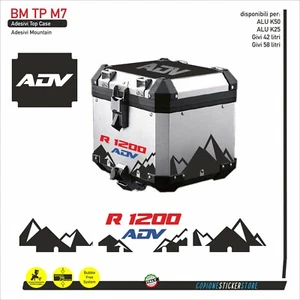 ADESIVO VALIGIE TOP CASE BMW K 50 25 GIVI 42 58 LITRI BMW R 1200 ADVENTURE M7 - Picture 1 of 1