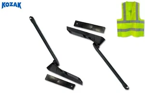 Mirror Support Bracket Arm Set Driver+Passenger Compatible with Volvo VNL VNM - Foto 1 di 8