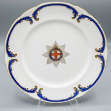 Victorian Order Of The Garter Coalport State Dinner Plate (Inv.8)