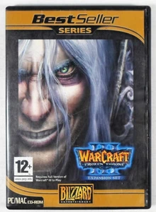 BLIZZARD 2003 WARCRAFT 3 FROZEN THRONE EXPANSION PC MAC CD VIDEO GAME EUROPEAN - Picture 1 of 18