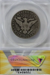1898-O .50 ANACS G 4 Barber Liberty, Half Dollar, Lady Liberty Half - Picture 1 of 2