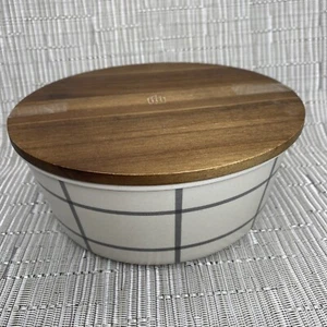 Hearth & Hand Bamboo Lid with Silicone Seal Round Storage Bowl - Picture 1 of 9