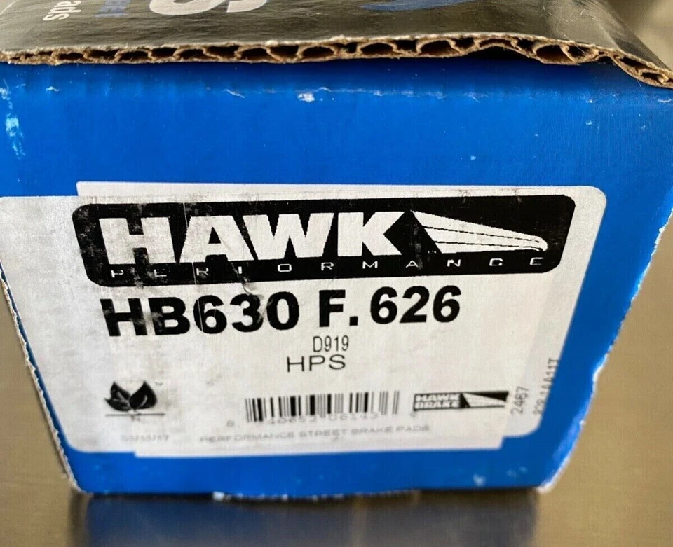 BMW HPS Bremsbelagsatz - Hawk HB630F626 535i, 545i, 550i, 645Ci, 650i, 745i, 745 - Bild 1 von 4