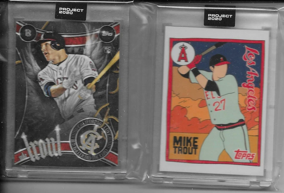 Topps Project 2020 #51 & 63 MIKE TROUT Ben Baller / Fucci  - Image 1 of 1