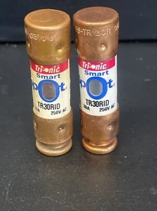 TRIONIC TR30RID 30A 250V FUSE QTY 2 - Picture 1 of 3