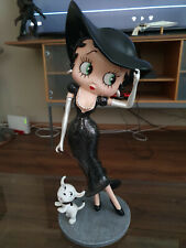 Extremely Rare! Betty Boop in Black Glitter Dress Walking Pudgy Figurine Statue