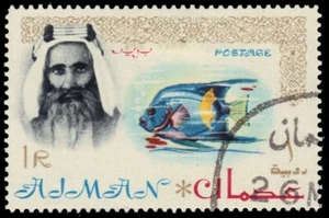 AJMAN 13 - Sheik Rashid "Angelfish" (pb68014) - Picture 1 of 1