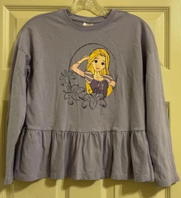 Camisa Hanna Andersson Disney Enredada Púrpura Niñas Top Talla 150 12 Foto 1 de 2