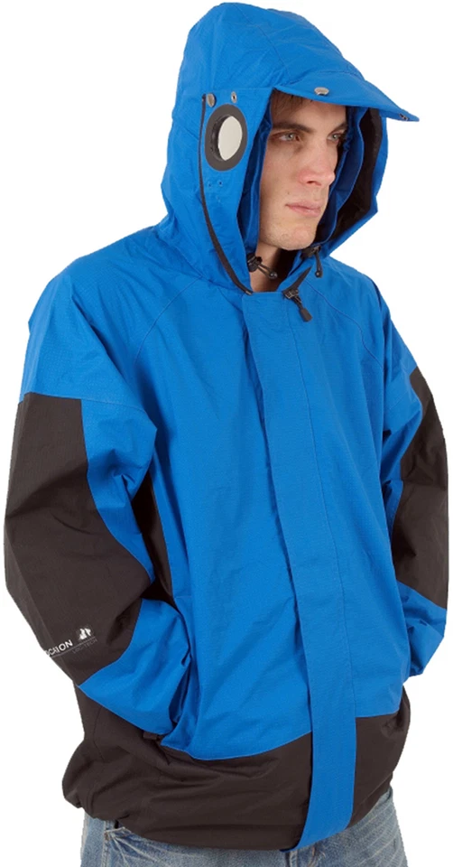 X2 Boys Location Blue Goggle Rain Hooded Waterproof Jacket Coat Kids Size JXL - Image 1 of 4