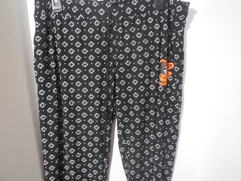 NEW Baltimore Orioles Sleepwear Black Soft Loose Lounge Pajama Pants Womens M Cover