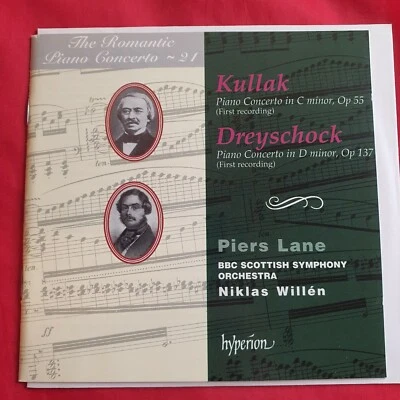 The Romantic Piano Concerto - 21 Kullak - Dreyschock - Piers Lane HYPERION CD - image 1 of 4