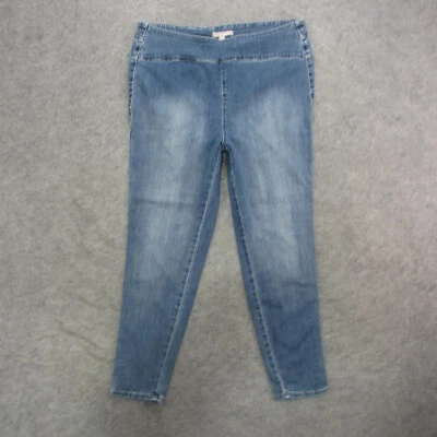 Woman Within Jeans Women's 18w Blue Light Wash High Rise Pull-On Jegging Jeans - Image 1 of 4