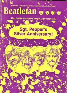 BEATLEFAN 1992-Sgt Pepper Silver Anniversary, George Harrison Concert **RARE** - Imagen 1 de 4