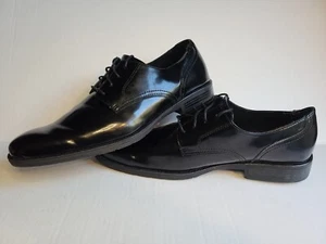 Claiborne Men's Leather Shoe~size 12~ Black~ 014-9019 - Picture 1 of 3