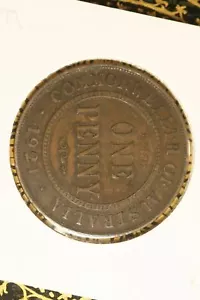 1921 - I - Australia Penny - F / Grotty - Picture 1 of 2